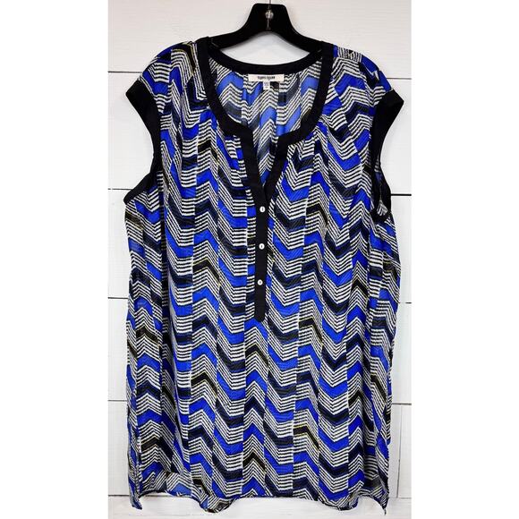 Daniel Rainn Sleeveless Blouse Women's Size 2X - Picture 1 of 3